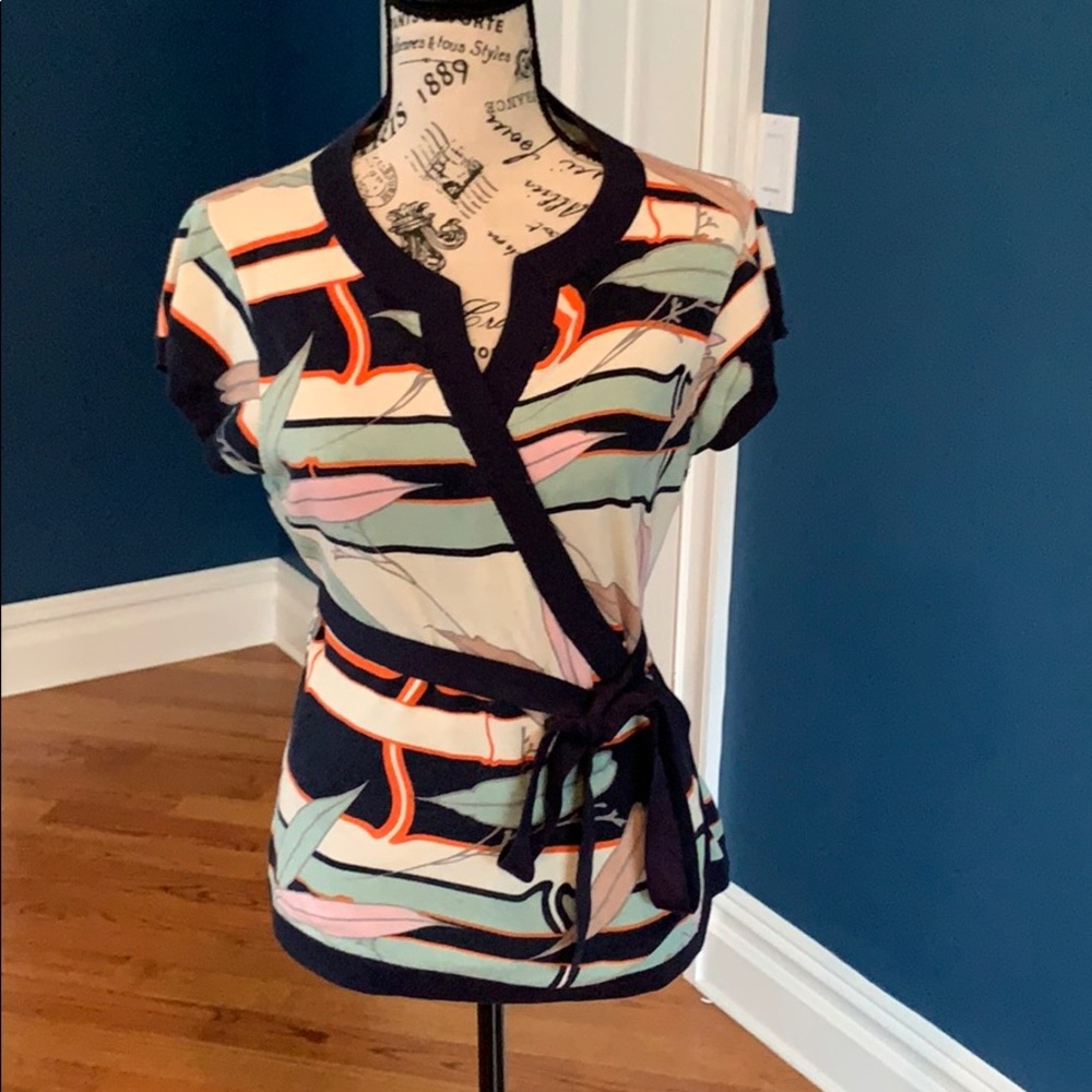 Wrapped around Diane Furstenberg Top